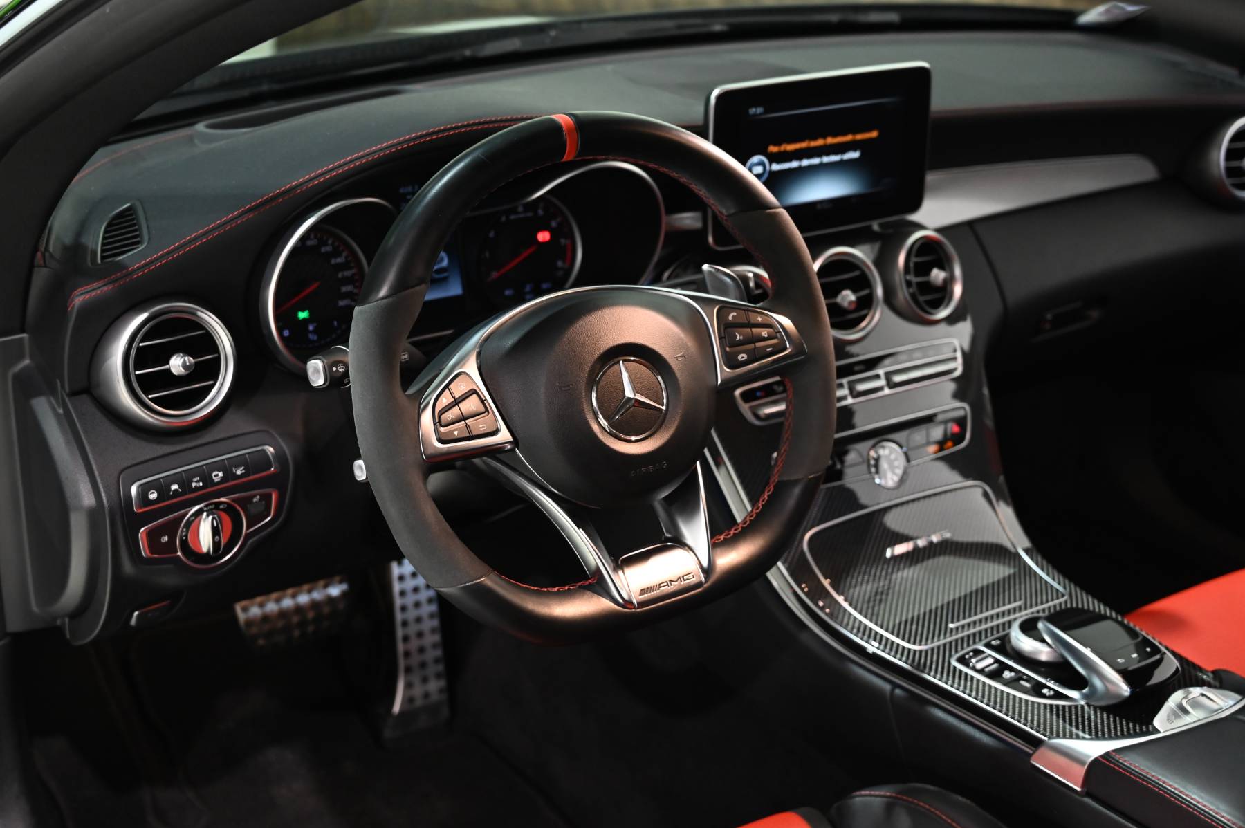 MERCEDES CLASSE C63 S AMG CABRIOLET 4.0 V8 BITURBO 510ch – BVA – 2016 – FULL OPTIONS